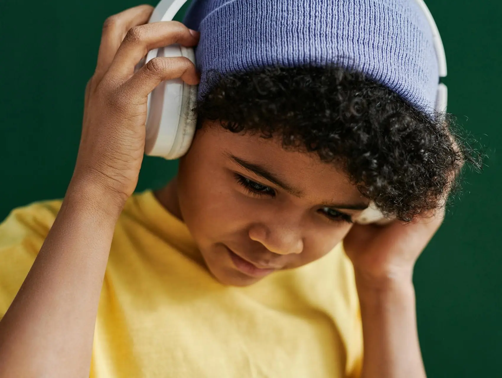 Boy with headphones